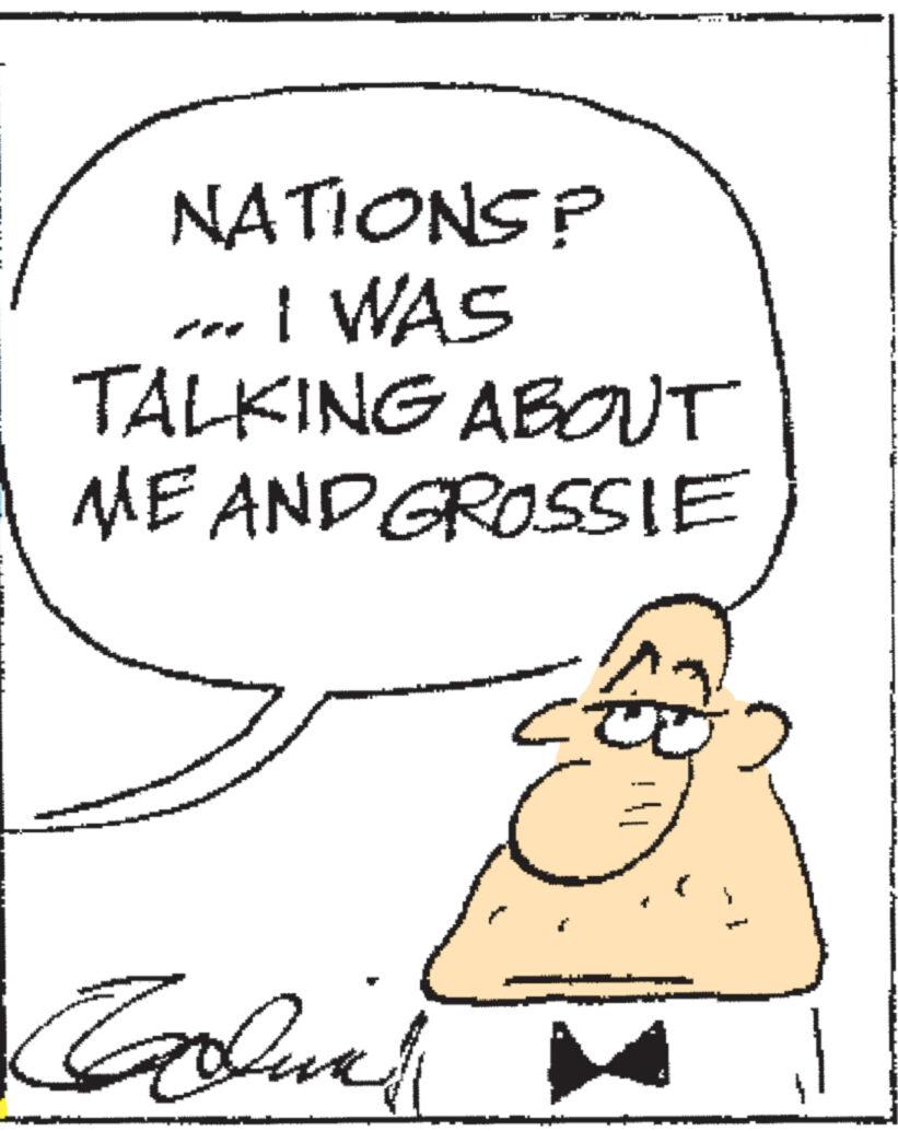 Smile OCR: Ne NATIONS? I WAS TALKING ABOUT ME AND GROSSIE Gadin Ne NATIONS ? I WAS TALKING ABOUT ME AND GROSSIE Gadin