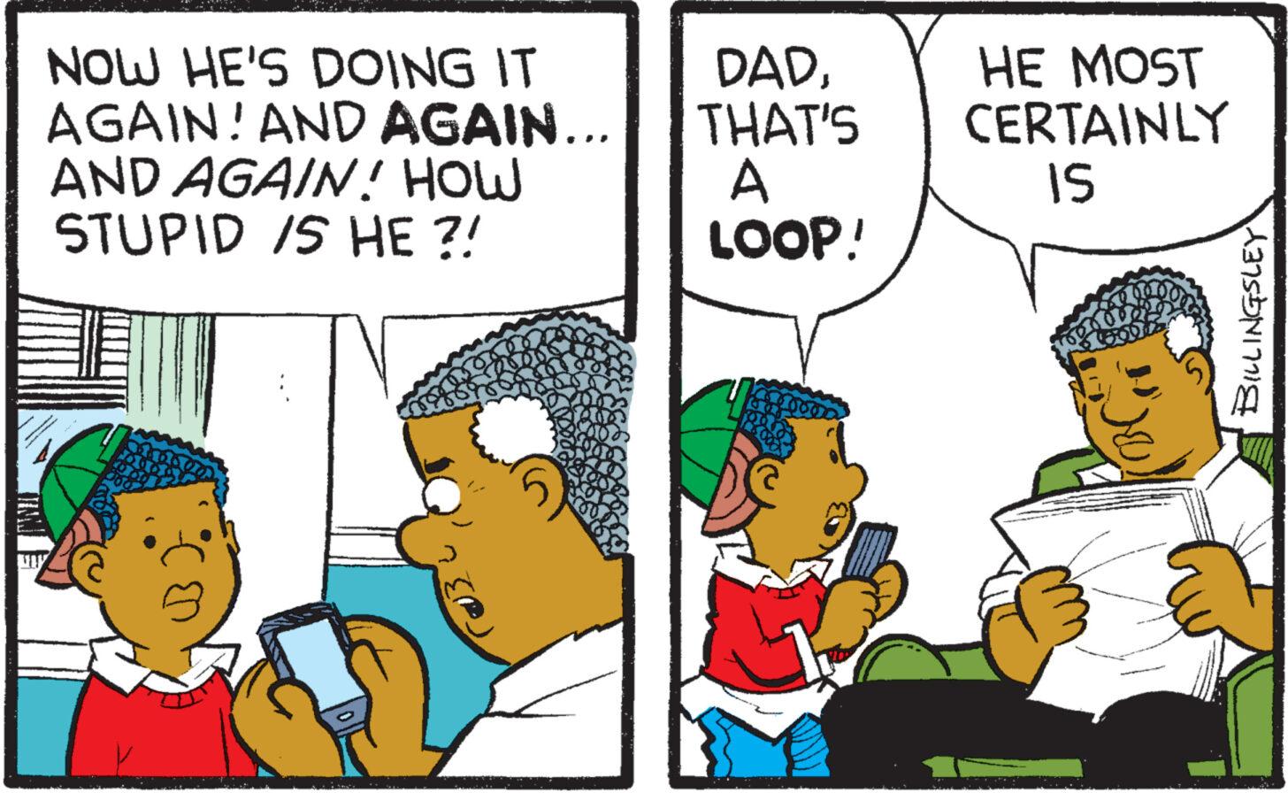 Happy OCR: NOW HE'S DOING IT AGAIN! AND AGAIN... AND AGAIN! HOW STUPID /S HE ?! UB: DADHE MOST THAT'S CERTAINLY IS A LOOP! BILLINGSLEY NOW HE'S DOING IT AGAIN ! AND AGAIN ... AND AGAIN ! HOW STUPID / S HE ? ! UB : DADHE MOST THAT'S CERTAINLY IS A LOOP ! BILLINGSLEY