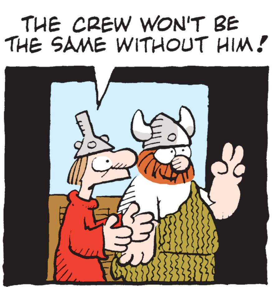 Humour OCR: THE CREW WON'T BE THE SAME WITHOUT G 5 HIM! 324 | T THE CREW WON'T BE THE SAME WITHOUT G 5 HIM ! 324 | T