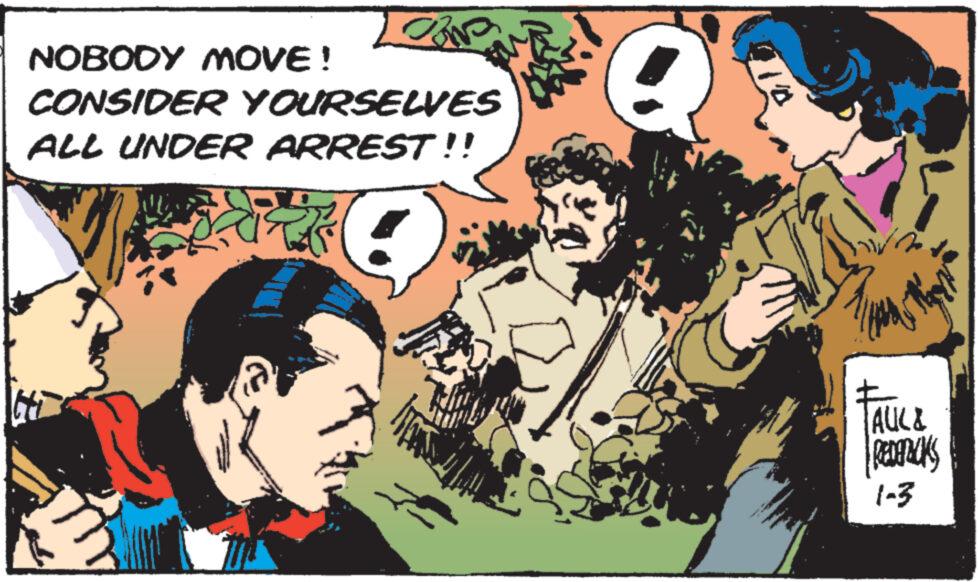 Social group OCR: DOP NOBODY MOVE! CONSIDER YOURSELVES ALL UNDER ARREST!! FAUL& REDERICKS 1-3 DOP NOBODY MOVE ! CONSIDER YOURSELVES ALL UNDER ARREST !! FAUL & REDERICKS 1-3
