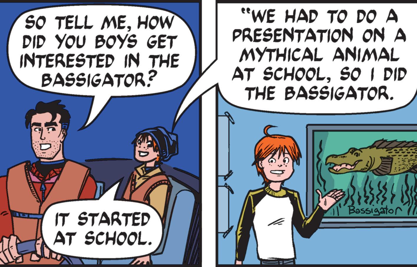 Parallel OCR: SO TELL MEHOW DID YOU BOYS GET INTERESTED BASSIGATOR? IN THE APER IT STARTED AT SCHOOL. ON A "WE HAD TO DO A PRESENTATION MYTHICAL ANIMAL AT SCHOOLSO I DID THE BASSIGATOR. $1 Bassigator SO TELL MEHOW DID YOU BOYS GET INTERESTED BASSIGATOR ? IN THE APER IT STARTED AT SCHOOL . ON A " WE HAD TO DO A PRESENTATION MYTHICAL ANIMAL AT SCHOOLSO I DID THE BASSIGATOR . $ 1 Bassigator