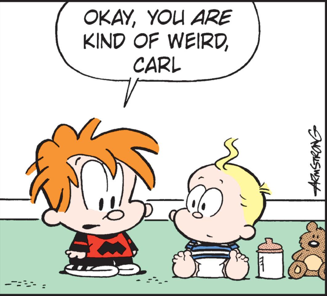 Handwriting OCR: OKAYYOU ARE KIND OF WEIRDCARL ARMSTRONG OKAYYOU ARE KIND OF WEIRDCARL ARMSTRONG