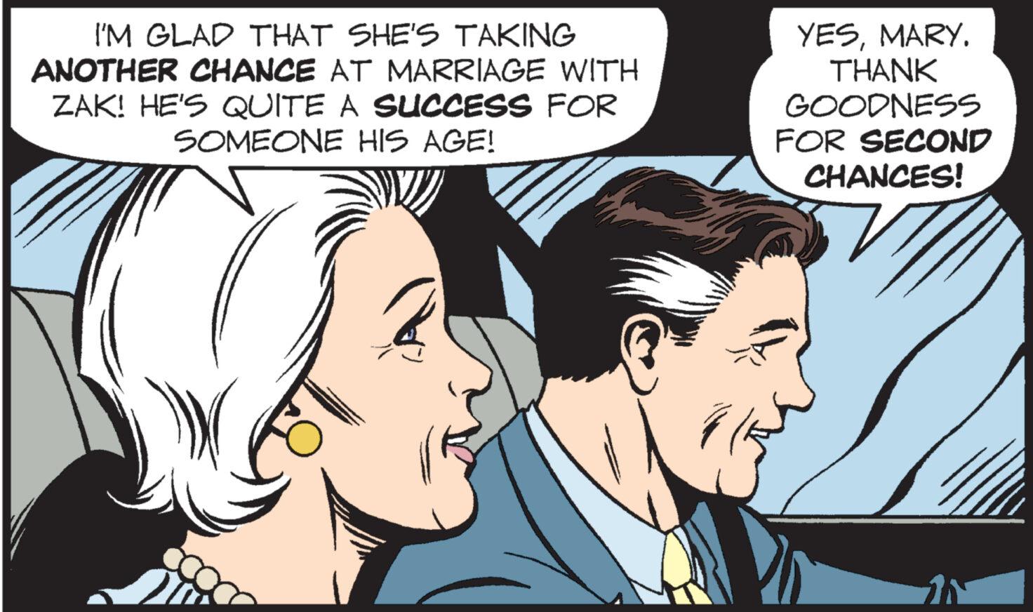 Sharing OCR: I'M GLAD THAT SHE'S TAKING ANOTHER CHANCE AT MARRIAGE WITH ZAK! HE'S QUITE A SUCCESS FOR SOMEONE HIS AGE! YESMARY. THANK GOODNESS FOR SECOND CHANCES! I'M GLAD THAT SHE'S TAKING ANOTHER CHANCE AT MARRIAGE WITH ZAK ! HE'S QUITE A SUCCESS FOR SOMEONE HIS AGE ! YESMARY . THANK GOODNESS FOR SECOND CHANCES !