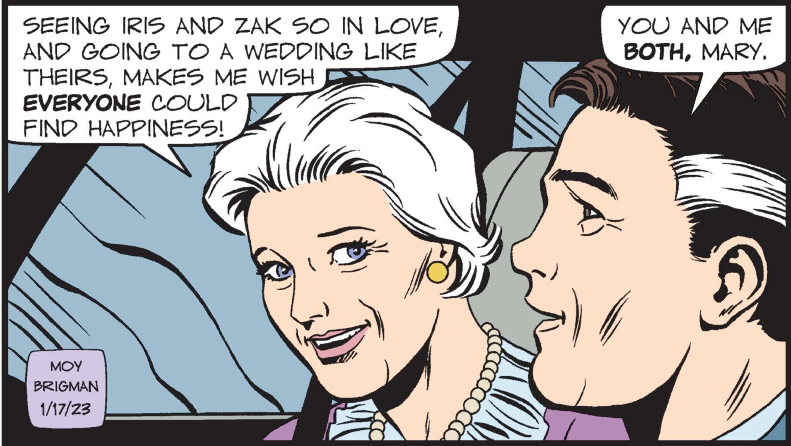 Jaw OCR: SEEING IRIS AND ZAK SO IN LOVEAND GOING TO A WEDDING LIKE THEIRSMAKES ME WISH EVERYONE COULD FIND HAPPINESS! ??? BRIGMAN 1/17/23 YOU AND ME BOTHMARY. SEEING IRIS AND ZAK SO IN LOVEAND GOING TO A WEDDING LIKE THEIRSMAKES ME WISH EVERYONE COULD FIND HAPPINESS ! ??? BRIGMAN 1/17/23 YOU AND ME BOTHMARY .