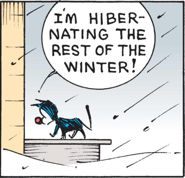 Slope OCR: I'M HIBER- NATING THE REST OF THE WINTER! www. noum Reg a rappena W I'M HIBER NATING THE REST OF THE WINTER ! www . noum Reg a rappena W
