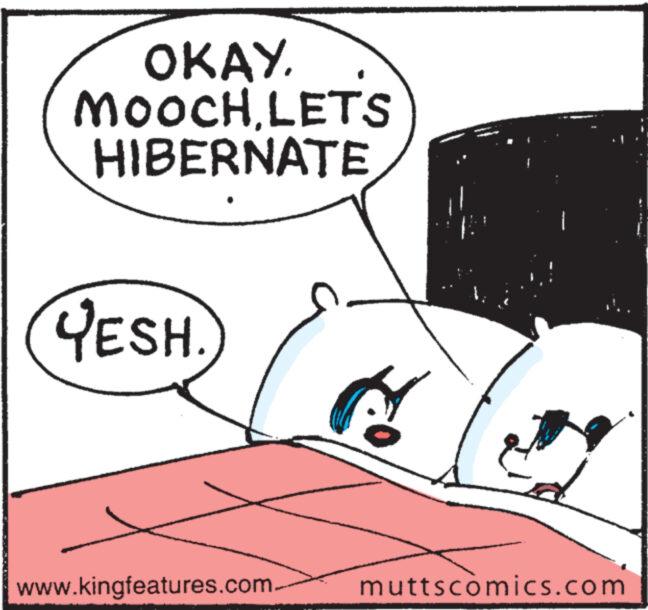 Happy OCR: OKAY. MOOCHLETS HIBERNATE YESH. www.kingfeatures.com. 1 www muttscomics.com OKAY . MOOCHLETS HIBERNATE YESH . www.kingfeatures.com . 1 www muttscomics.com