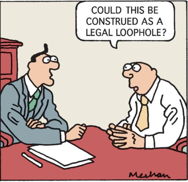 Comfort OCR: COULD THIS BE CONSTRUED AS A LEGAL LOOPHOLE? Mechan COULD THIS BE CONSTRUED AS A LEGAL LOOPHOLE ? Mechan