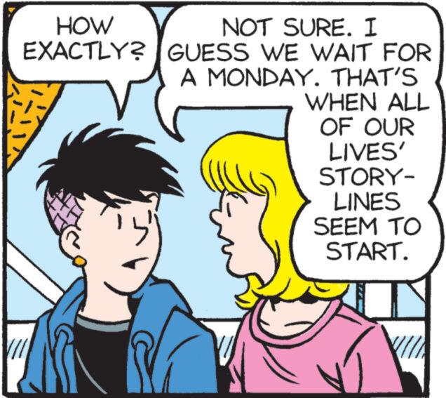 Human OCR: HOW EXACTLY? V & NOT SURE. I GUESS WE WAIT FOR A MONDAY. THAT'S WHEN ALL OF OUR LIVES' STORY- LINES SEEM TO START. Y HOW EXACTLY ? V & NOT SURE . I GUESS WE WAIT FOR A MONDAY . THAT'S WHEN ALL OF OUR LIVES ' STORY LINES SEEM TO START . Y