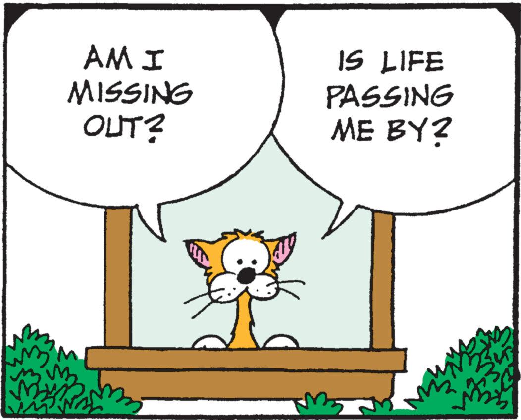 Interaction OCR: AM I MISSING OUT? IS LIFE PASSING ME BY? m AM I MISSING OUT ? IS LIFE PASSING ME BY ? m