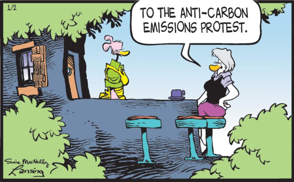 Art OCR: 1/2 ???? Susie MacNelly Lansing ??? TO THE ANTI-CARBON EMISSIONS PROTEST. ??? ??? ?? ??? ?? 1/2 ??? ? Susie MacNelly Lansing ??? TO THE ANTI - CARBON EMISSIONS PROTEST . ??? ??? ?? ??? ??
