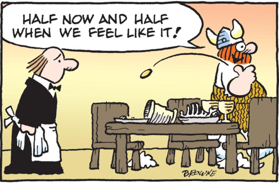 Adaptation OCR: HALF NOW AND HALF WHEN WE FEEL LIKE IT! Fi Dunghans BROWNE Kiff & HALF NOW AND HALF WHEN WE FEEL LIKE IT ! Fi Dunghans BROWNE Kiff &