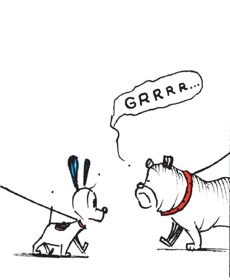 Working animal OCR: GRRRR.. GRRRR ..