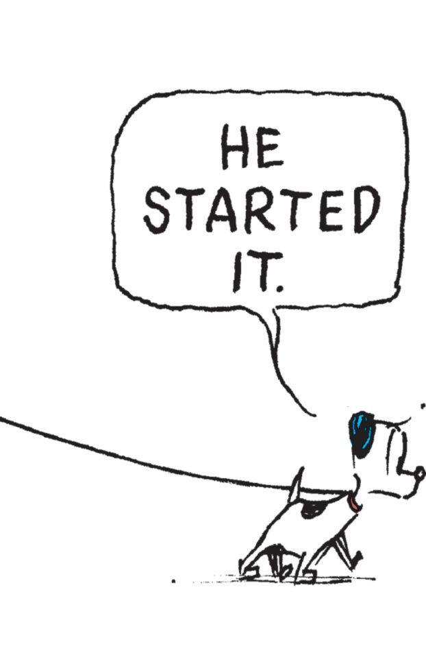 Font OCR: HE STARTED IT. HE STARTED IT .