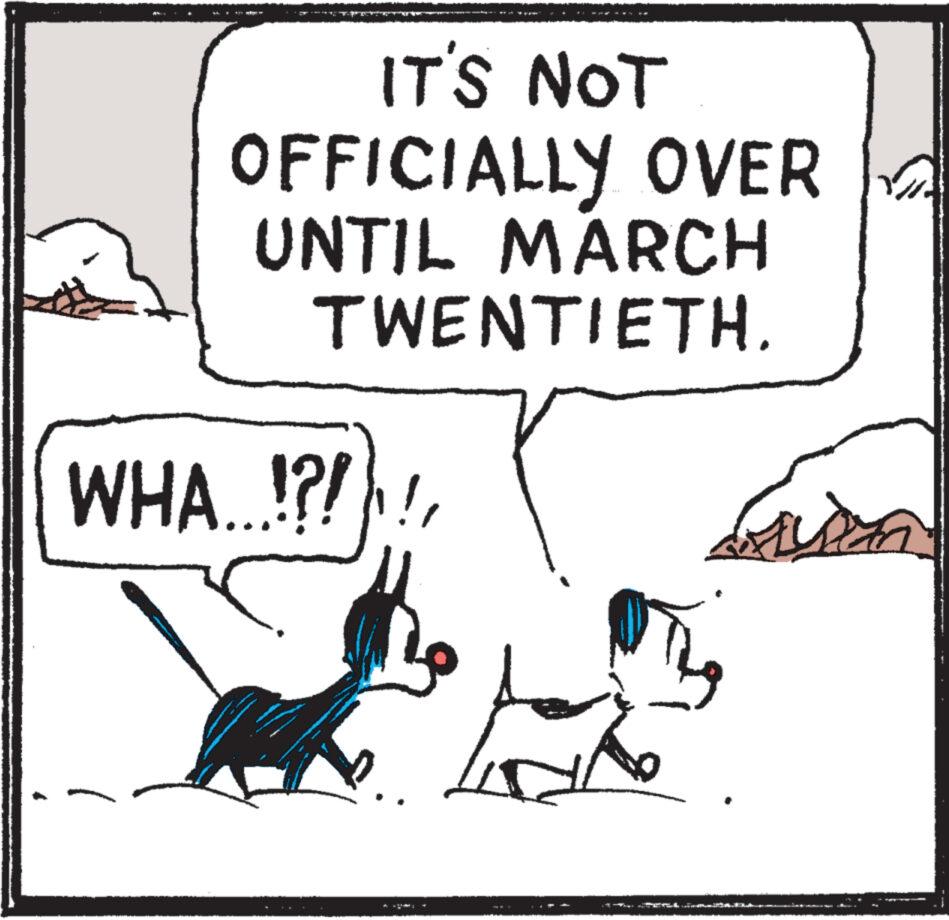 Line OCR: IT'S NOT OFFICIALLY OVER UNTIL MARCH TWENTIETH. WHA!?!!! IT'S NOT OFFICIALLY OVER UNTIL MARCH TWENTIETH . WHA ! ? !!!