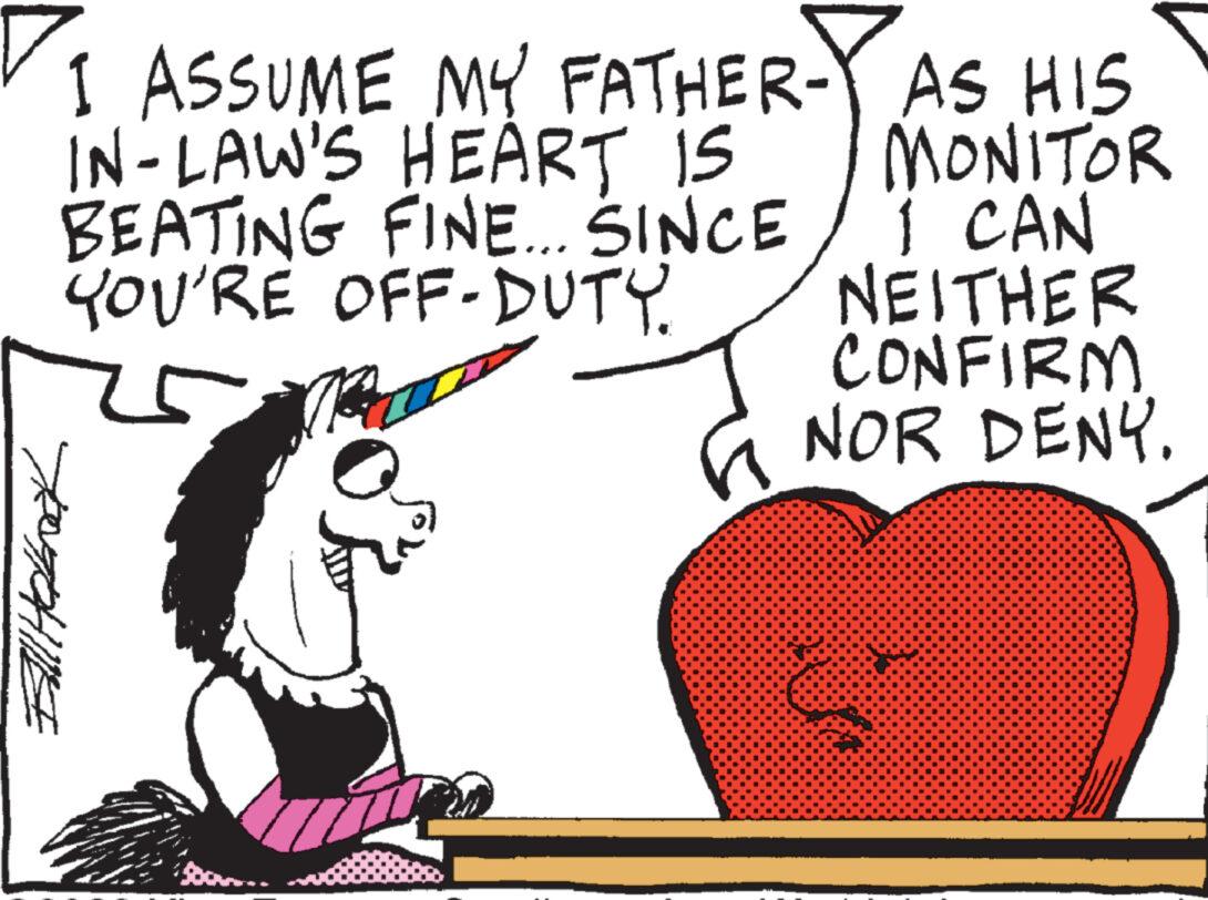 Mammal OCR: I ASSUME MY FATHER-Y AS HIS IN-LAW'S HEART IS BEATING FINE... SINCE YOU'RE OFF-DUTY. Holock MONITOR 1 CAN NEITHER CONFIRM NOR DENY. I ASSUME MY FATHER - Y AS HIS IN - LAW'S HEART IS BEATING FINE ... SINCE YOU'RE OFF - DUTY . Holock MONITOR 1 CAN NEITHER CONFIRM NOR DENY .