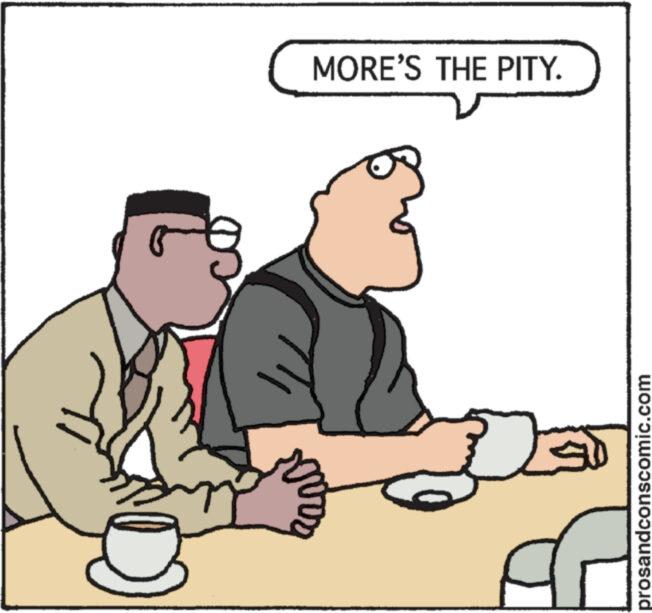 Art OCR: MORE'S THE PITY. ng al D prosandconscomic.com MORE'S THE PITY . ng al D prosandconscomic.com