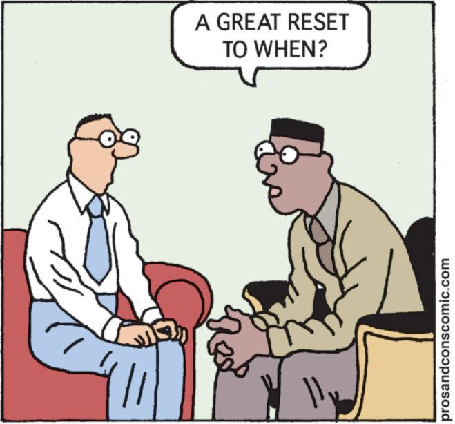 Art OCR: A GREAT RESET TO WHEN? Red & 'll prosandconscomic.com A GREAT RESET TO WHEN ? Red & ' ll prosandconscomic.com