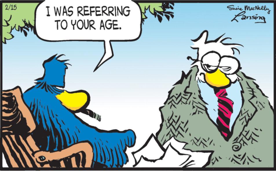 Conversation OCR: 2/15 I WAS REFERRING TO YOUR AGE. ? Sucie MacNelly Lansing STE 2/15 I WAS REFERRING TO YOUR AGE . ? Sucie MacNelly Lansing STE
