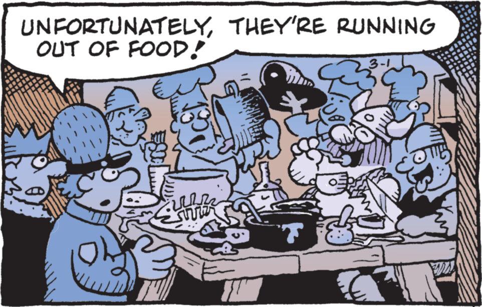 Rectangle OCR: UNFORTUNATELYTHEY'RE RUNNING OUT OF FOOD! Stra 'T 3-1 4 ars UNFORTUNATELYTHEY'RE RUNNING OUT OF FOOD ! Stra ' T 3-1 4 ars