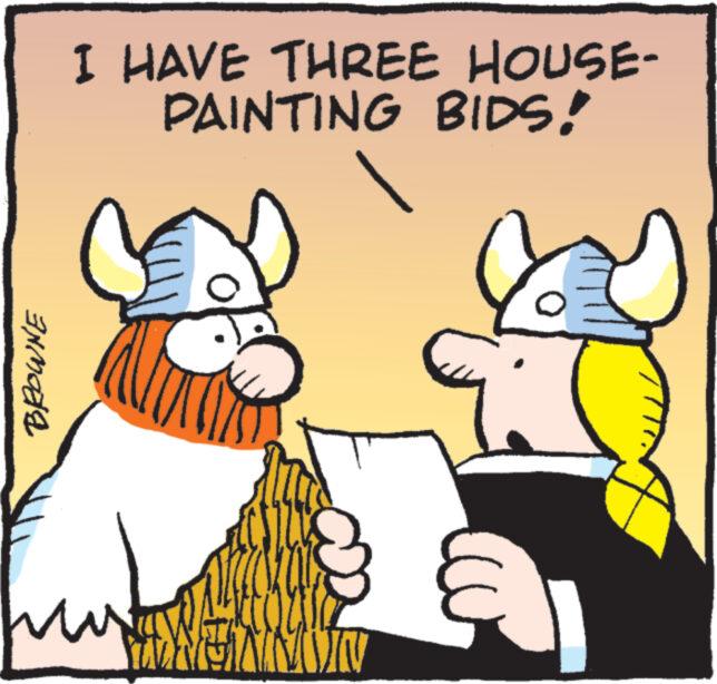 Font OCR: BROWNE I HAVE THREE HOUSE- PAINTING BIDS!" hus ISIN BROWNE I HAVE THREE HOUSE PAINTING BIDS ! " hus ISIN