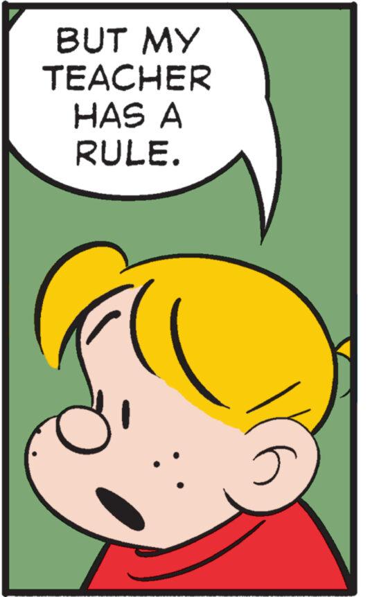 Art OCR: BUT MY TEACHER HAS A RULE. J BUT MY TEACHER HAS A RULE . J