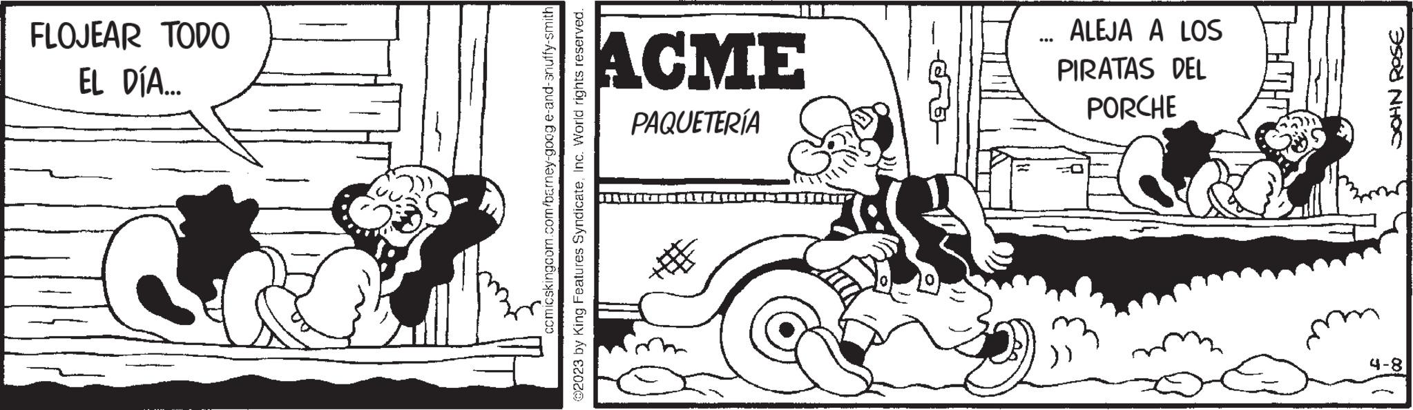 Automotive tire OCR: FLOJEAR TODO EL DÍA... comicskingcom.com/barney-googe-and-snuffy-smith ?2023 by King Features SyndicateInc. World rights reserved. ACME PAQUETERÍA TELEFI ALEJA A LOS PIRATAS DEL PORCHE JOHN ROSE 4-8 FLOJEAR TODO EL DÍA ... comicskingcom.com/barney-googe-and-snuffy-smith ?2023 by King Features SyndicateInc. World rights reserved . ACME PAQUETERÍA TELEFI ALEJA A LOS PIRATAS DEL PORCHE JOHN ROSE 4-8