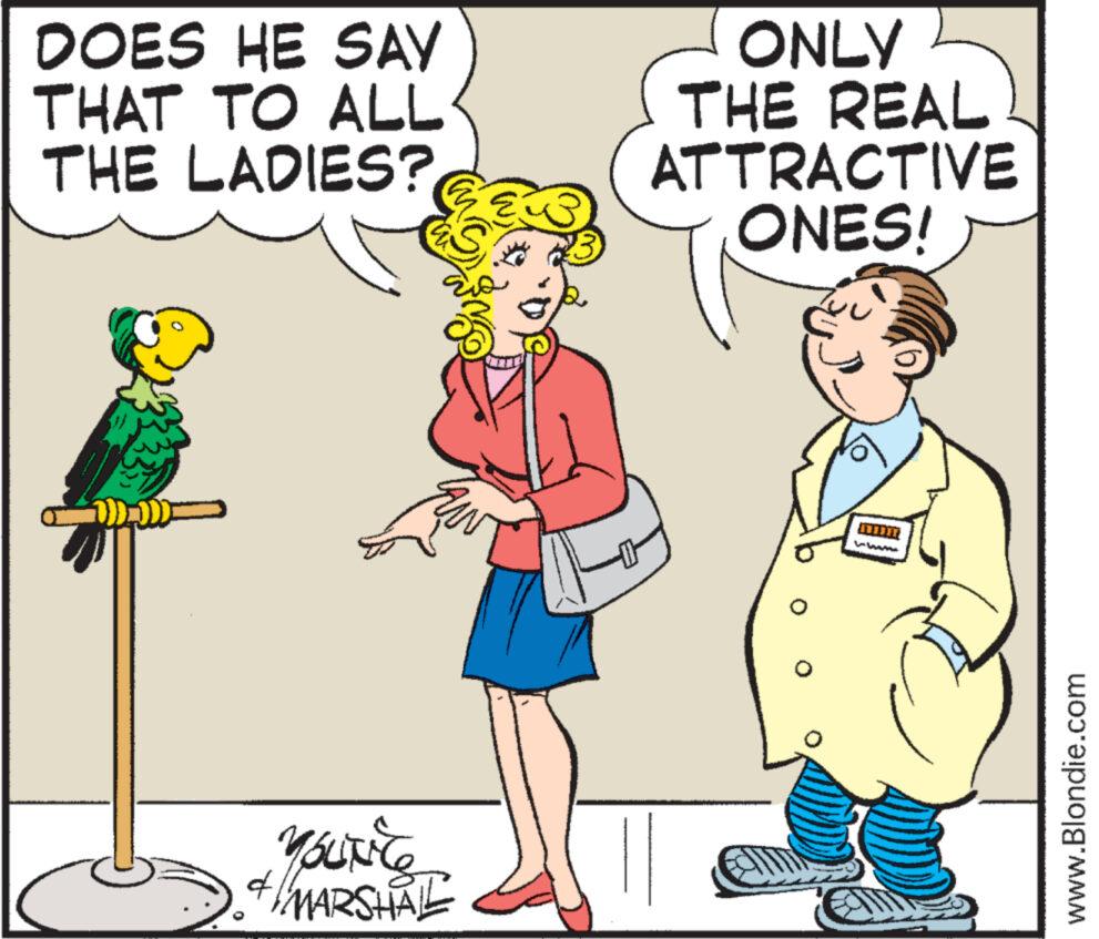 Parallel OCR: DOES HE SAY THAT TO ALL THE LADIES? m)))) YouNCe MARSHAL ONLY THE REAL ATTRACTIVE ONES! www.Blondie.com DOES HE SAY THAT TO ALL THE LADIES ? m ) ) ) ) YouNCe MARSHAL ONLY THE REAL ATTRACTIVE ONES ! www.Blondie.com