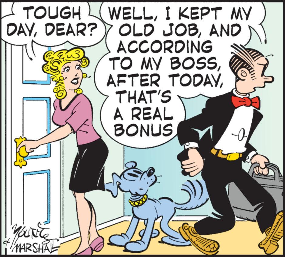 Interaction OCR: TOUGH DAYDEAR? S YOUNE MARSHAL WELLI KEPT MY OLD JOBAND ACCORDING TO MY BOSSTHAT'S A REAL BONUS TOUGH DAYDEAR ? S YOUNE MARSHAL WELLI KEPT MY OLD JOBAND ACCORDING TO MY BOSSAFTER TODAYTHAT'S A REAL BONUS