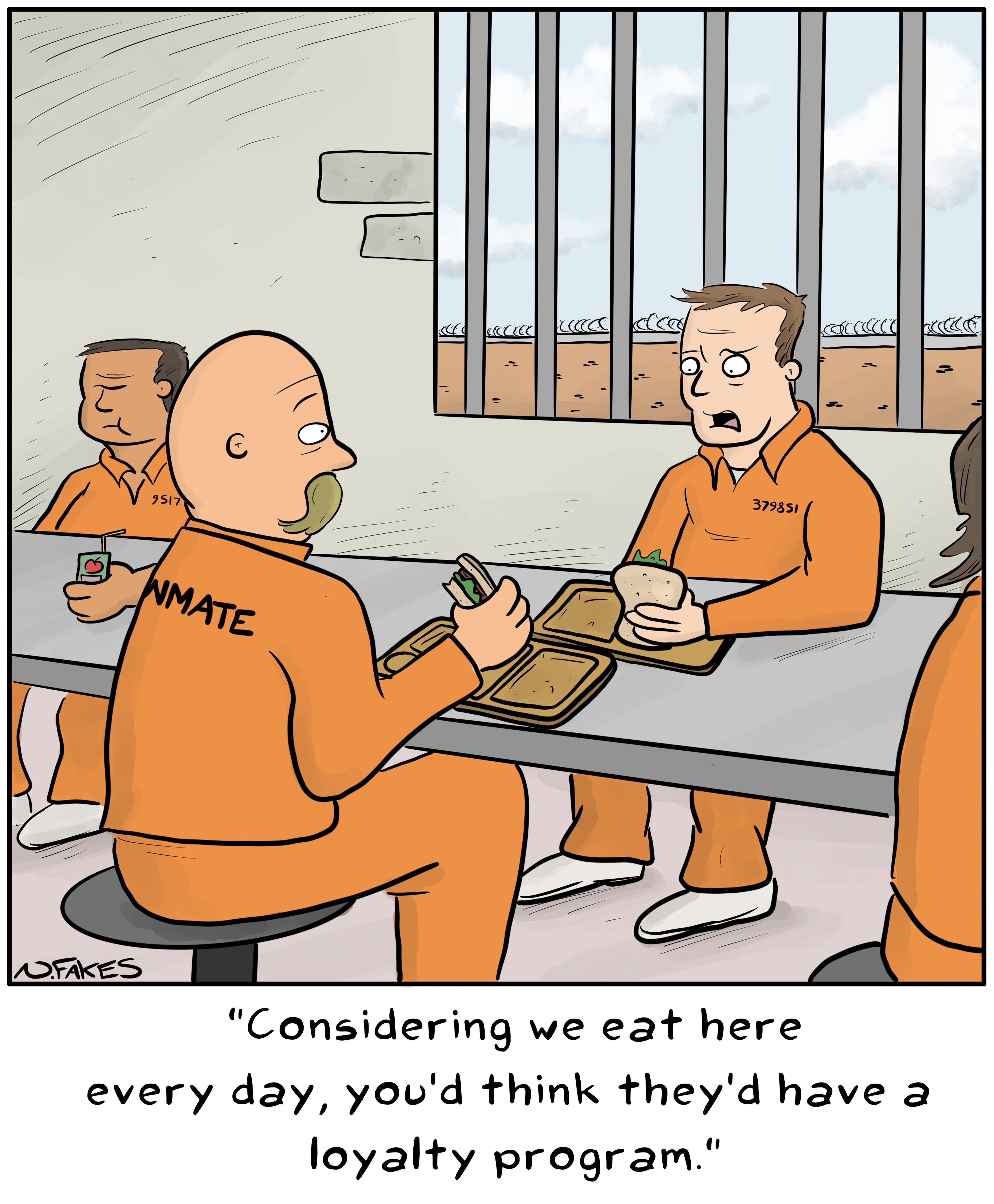 Happy OCR: UFAKES 9517 € NMATE = 379851 "Considering we eat here every dayyou'd think they'd have a loyalty program." UFAKES 9517 € NMATE = 379851 " Considering we eat here every dayyou'd think they'd have a loyalty program . "