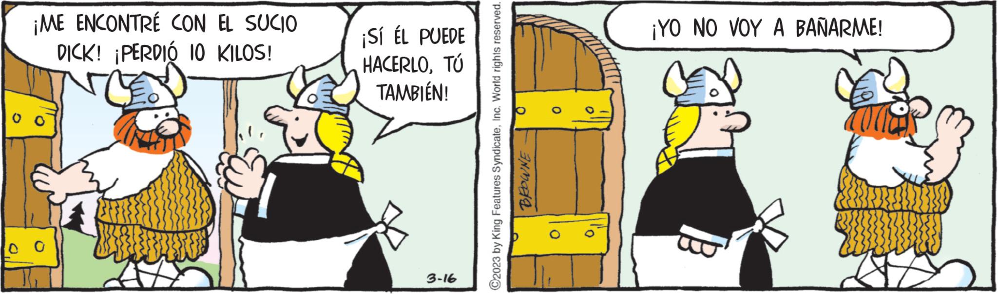 Humour OCR: ¡ME ENCONTRÉ CON EL SUCIO DICK! ¡PERDIÓ 10 KILOS! 88 ¡SÍ ÉL PUEDE HACERLOTÚ TAMBIÉN! 3-16 ?2023 by King Features SyndicateInc. World rights reserved. BROWNE O 0 ¡YO NO VOY A BAÑARME! ¡ ME ENCONTRÉ CON EL SUCIO DICK ! ¡ PERDIÓ 10 KILOS ! 88 ¡ SÍ ÉL PUEDE HACERLOTÚ TAMBIÉN ! 3-16 ?2023 by King Features SyndicateInc. World rights reserved . BROWNE O 0 ¡ YO NO VOY A BAÑARME !