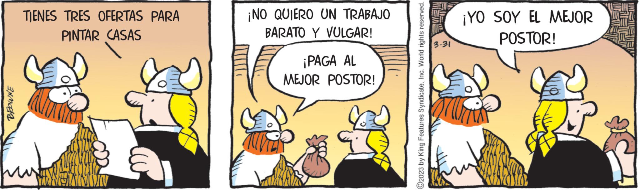 Hagar The Horrible (Spanish) - 2023-04-21