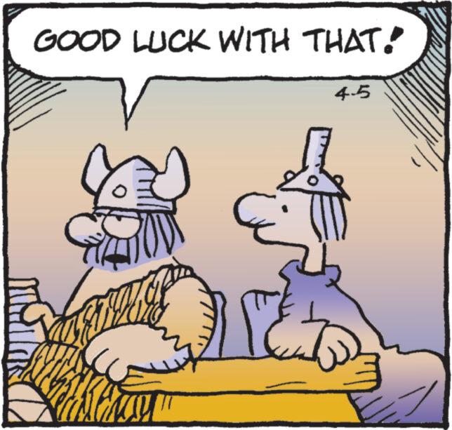 Happy OCR: GOOD LUCK WITH THAT!" 4.-5 GOOD LUCK WITH THAT ! " 4. - 5