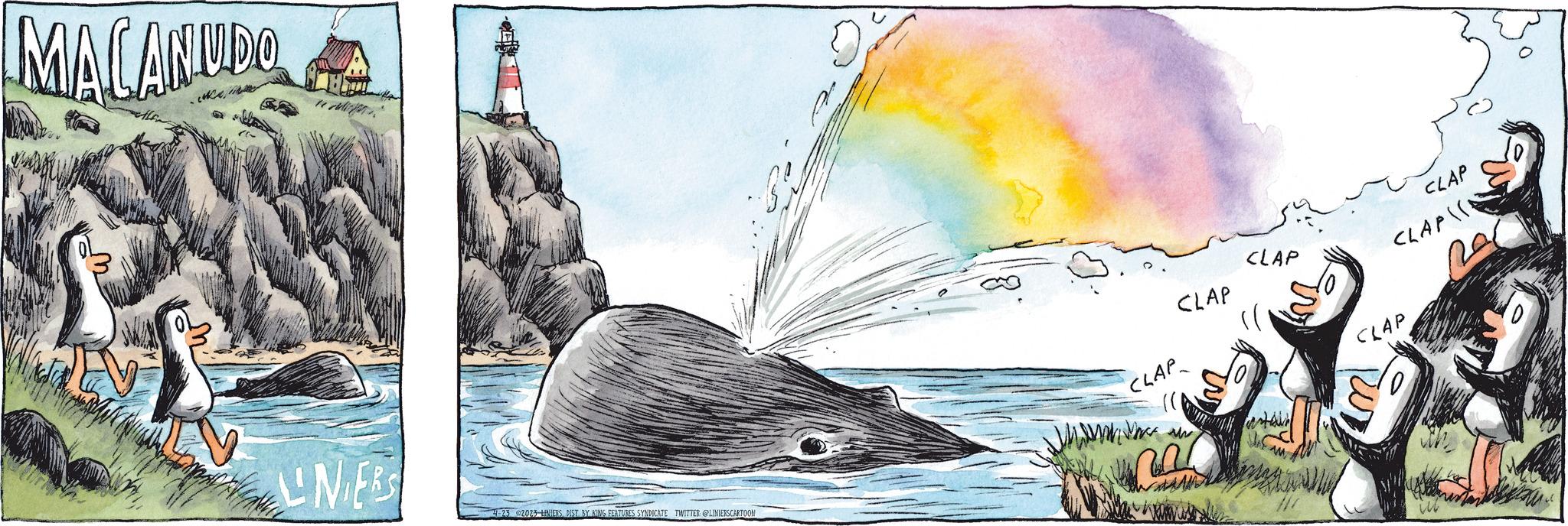 Fish OCR: MACANUDO LINIERS 4-23 2023 LINIERSDIST BY KING FEATURES SYNDICATE TWITTER @LINIERSCARTOON CLAP CLAP Mr an Pal CLAP enga CLAP CLAP CLAP MACANUDO LINIERS 4-23 2023 LINIERSDIST BY KING FEATURES SYNDICATE TWITTER @LINIERSCARTOON CLAP CLAP Mr an Pal CLAP enga CLAP CLAP CLAP
