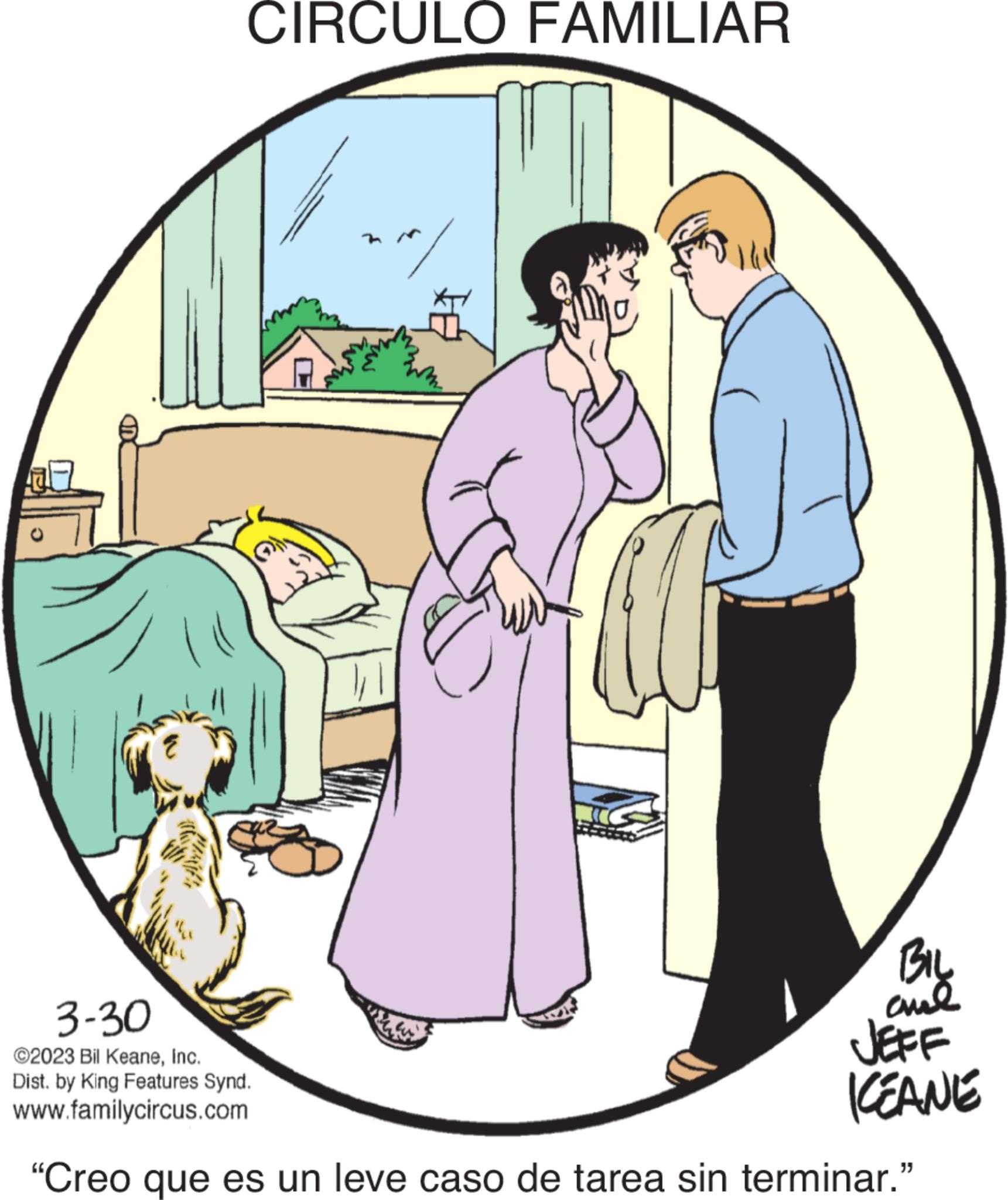 Gesture OCR: CIRCULO FAMILIAR ! Ew BIL ??? KEANE 3-30 ©2023 Bil KeaneInc. Dist. by King Features Synd. www.familycircus.com "Creo que es un leve caso de tarea sin terminar." CIRCULO FAMILIAR ! Ew BIL ??? KEANE 3-30 © 2023 Bil KeaneInc. Dist . by King Features Synd . www.familycircus.com " Creo que es un leve caso de tarea sin terminar . "