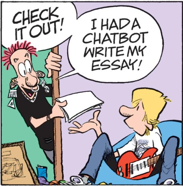 Publication OCR: CHECK IT OUT! I HADA CHATBOT WRITE MY ESSAY! CHECK IT OUT ! I HADA CHATBOT WRITE MY ESSAY !
