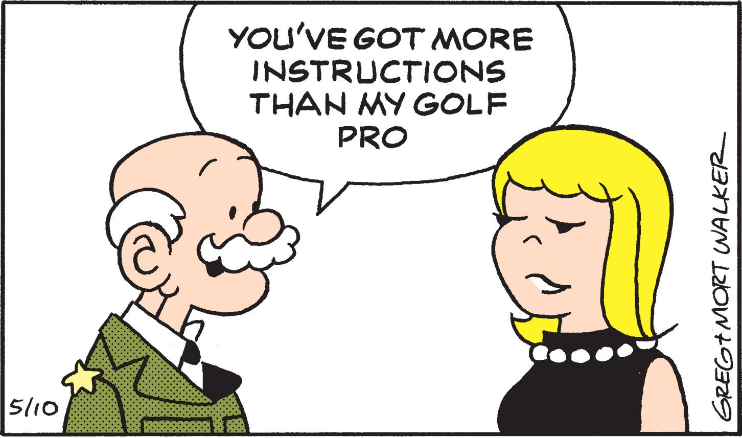 Happy OCR: 5/10 YOU'VE GOT MORE INSTRUCTIONS THAN MY GOLF PRO GREG+ MORT WALKER 5/10 YOU'VE GOT MORE INSTRUCTIONS THAN MY GOLF PRO GREG + MORT WALKER