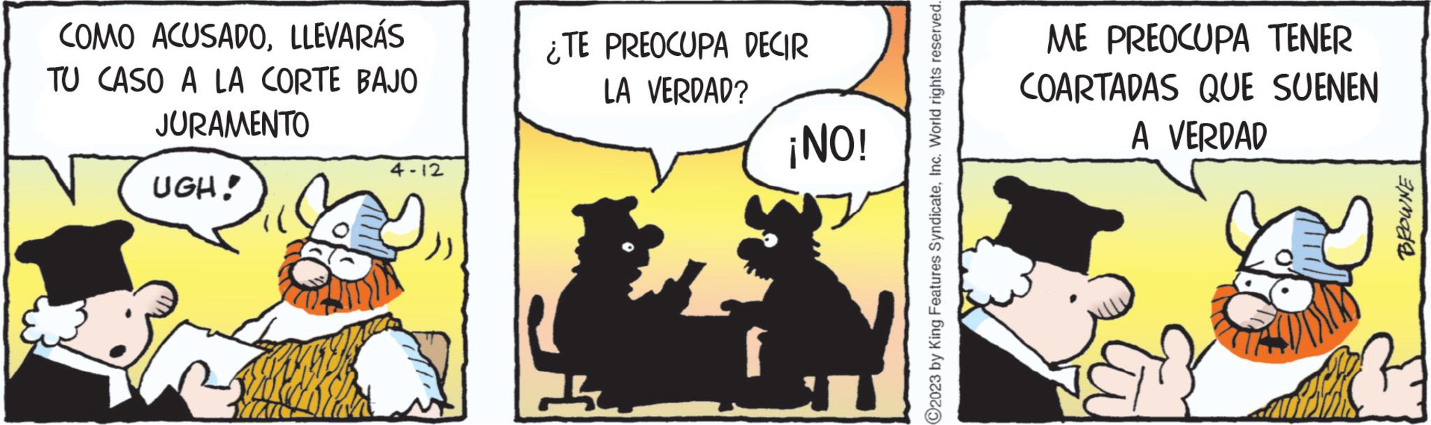 Sharing OCR: COMO ACUSADOLLEVARÁS TU CASO A LA CORTE BAJO JURAMENTO UGH! 4-12 ¿TE PREOCUPA DECIR LA VERDAD? ¡NO! ?2023 by King Features SyndicateInc. World rights reserved. ME PREOCUPA TENER COARTADAS QUE SUENEN A VERDAD ANORE COMO ACUSADOLLEVARÁS TU CASO A LA CORTE BAJO JURAMENTO UGH ! 4-12 ¿ TE PREOCUPA DECIR LA VERDAD ? ¡ NO ! ?2023 by King Features SyndicateInc. World rights reserved . ME PREOCUPA TENER COARTADAS QUE SUENEN A VERDAD ANORE