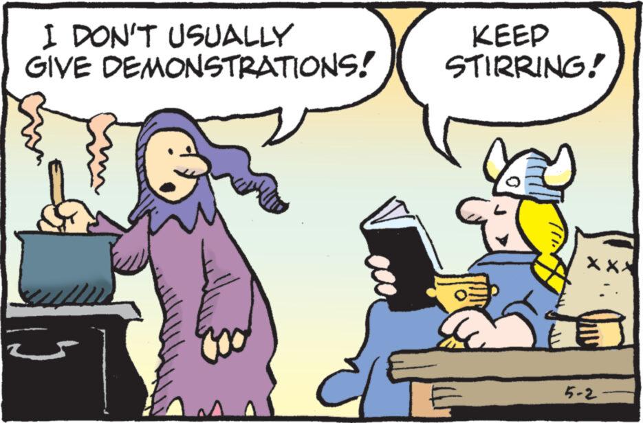 Art OCR: I DON'T USUALLY GIVE DEMONSTRATIONS! KEEP STIRRING! XX. 5-2 I DON'T USUALLY GIVE DEMONSTRATIONS ! KEEP STIRRING ! XX . 5-2