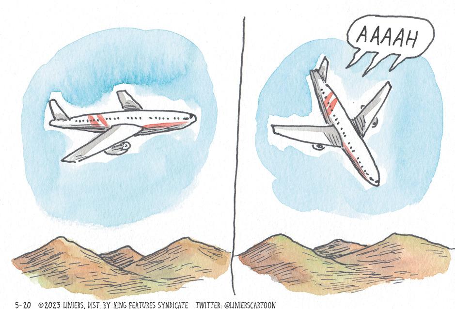 Airline OCR: 5-20 02023 LINIERSDIST. BY KING FEATURES SYNDICATE TWITTER: @LINIERSCARTOON ????? ?? 5-20 02023 LINIERSDIST . BY KING FEATURES SYNDICATE TWITTER : @LINIERSCARTOON ????? ??