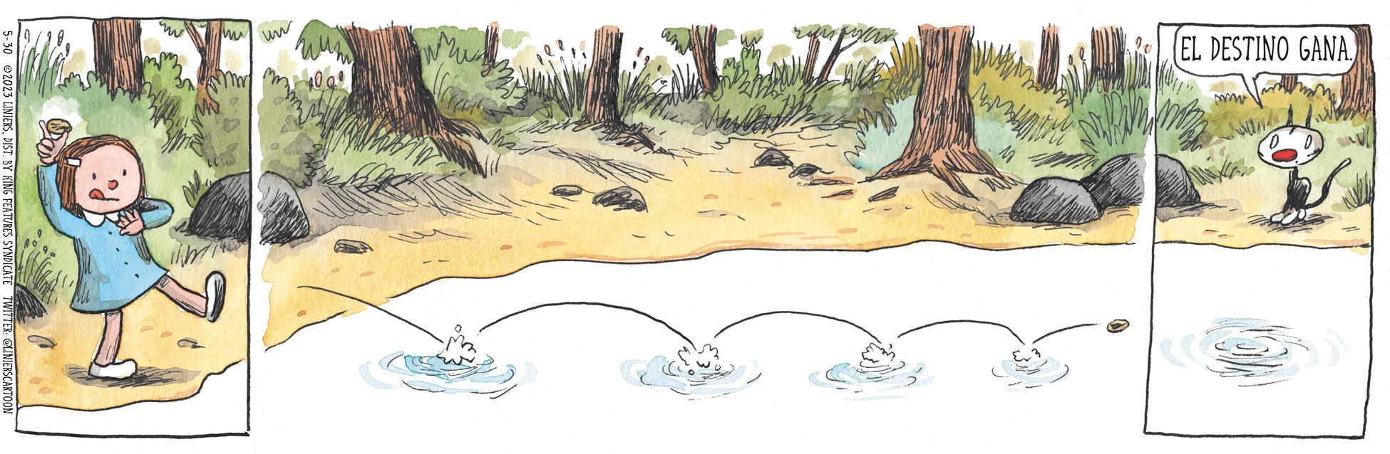 Terrestrial plant OCR: EL DESTINO GANA in Imm 40a² www 5-30 2023 LINIERSDIST. BY KING FEATURES SYNDICATE TWITTER: @LINIERS CARTOON EL DESTINO GANA in Imm 40a² www 5-30 2023 LINIERSDIST . BY KING FEATURES SYNDICATE TWITTER : @LINIERS CARTOON