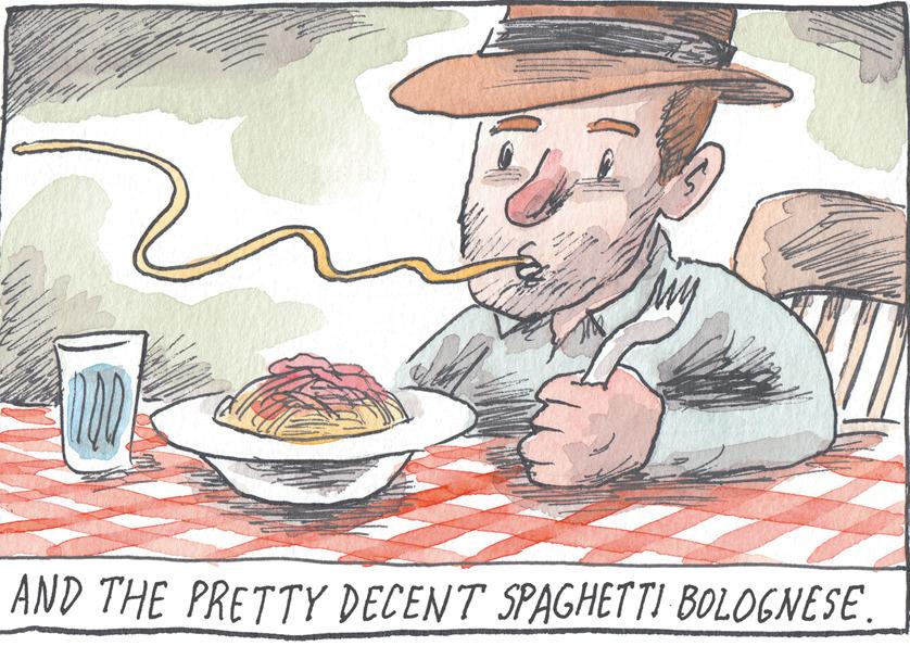 Serveware OCR: u 19 www AND THE PRETTY DECENT SPAGHETTI BOLOGNESE. u 19 www AND THE PRETTY DECENT SPAGHETTI BOLOGNESE .