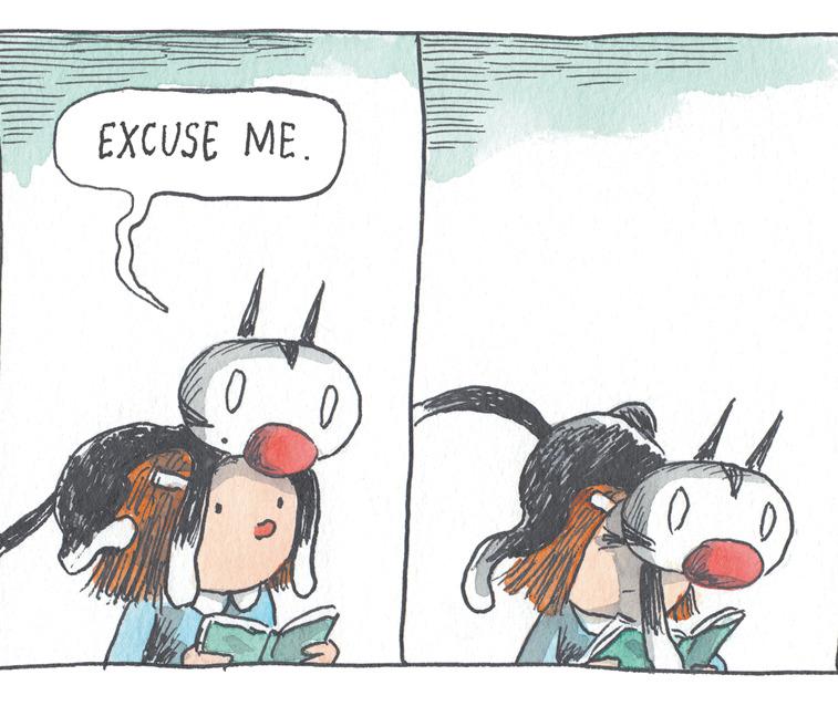Tail OCR: EXCUSE ME. EXCUSE ME .