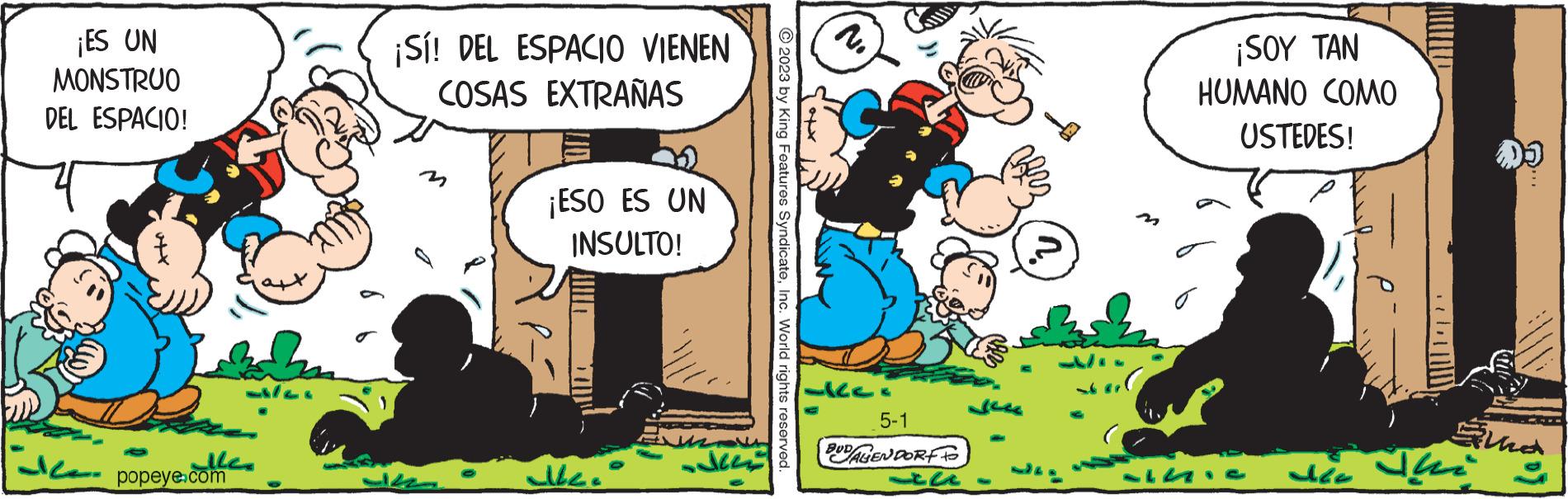Font OCR: ¡ES UN MONSTRUO DEL ESPACIO! 34x popeye.com ¡Sí! DEL ESPACIO VIENEN COSAS EXTRAÑAS ¡ESO ES UN INSULTO! ??? ????? © 2023 by King Features SyndicateInc. World rights reserved. 21 xto? 5-1 AGENDORFO ? 32 S -22 ¡SOY TAN HUMANO COMO USTEDES! The Thi D5 that ¡ ES UN MONSTRUO DEL ESPACIO ! 34x popeye.com ¡ Sí ! DEL ESPACIO VIENEN COSAS EXTRAÑAS ¡ ESO ES UN INSULTO ! ??? ????? © 2023 by King Features SyndicateInc. World rights reserved . 21 xto ? 5-1 AGENDORFO ? 32 S -22 ¡ SOY TAN HUMANO COMO USTEDES ! The Thi D5 that
