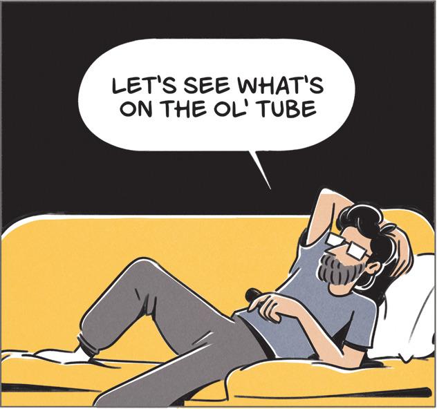 Art OCR: LET'S SEE WHAT'S ON THE OL' TUBE Ve LET'S SEE WHAT'S ON THE OL ' TUBE Ve