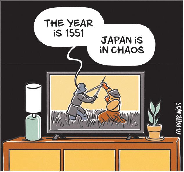 Drawer OCR: THE YEAR is 1551 JAPAN IS ¡N CHAOS M. PATRINGS THE YEAR is 1551 JAPAN IS ¡ N CHAOS M. PATRINGS