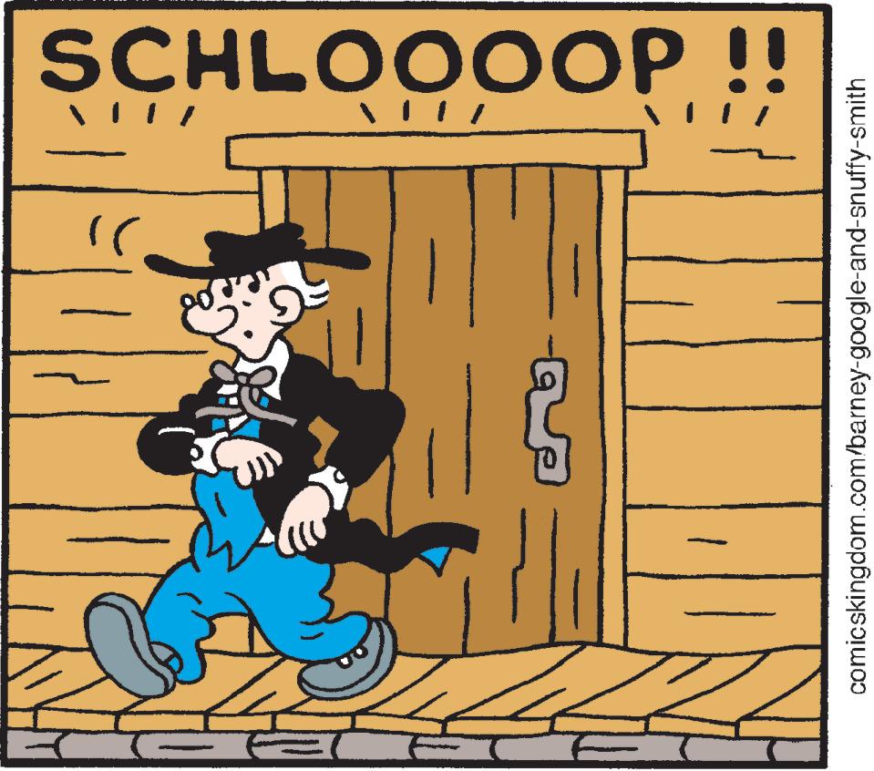 Door OCR: SCHLOOOOP !! ?? comicskingdom.com/barney-google-and-snuffy-smith SCHLOOOOP !! ?? comicskingdom.com/barney-google-and-snuffy-smith