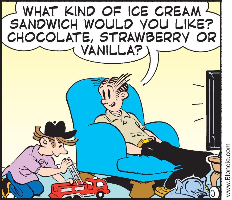 Happy OCR: WHAT KIND OF ICE CREAM SANDWICH WOULD YOU LIKE? CHOCOLATESTRAWBERRY OR VANILLA? www.Blondie.com WHAT KIND OF ICE CREAM SANDWICH WOULD YOU LIKE ? CHOCOLATESTRAWBERRY OR VANILLA ? www.Blondie.com