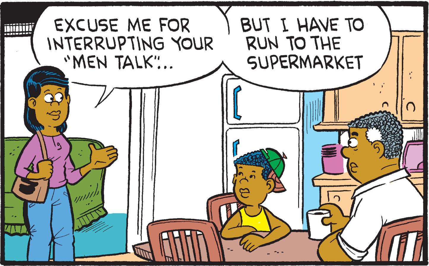 Happy OCR: EXCUSE ME FOR INTERRUPTING YOUR "MEN TALK"... mich BUT I HAVE TO RUN TO THE SUPERMARKET ? EXCUSE ME FOR INTERRUPTING YOUR " MEN TALK " ... mich BUT I HAVE TO RUN TO THE SUPERMARKET ?