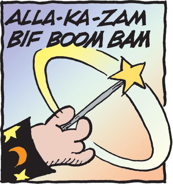 Rectangle OCR: ALLA-KA-ZAM BIF BOOM BAM UV ALLA - KA - ZAM BIF BOOM BAM UV
