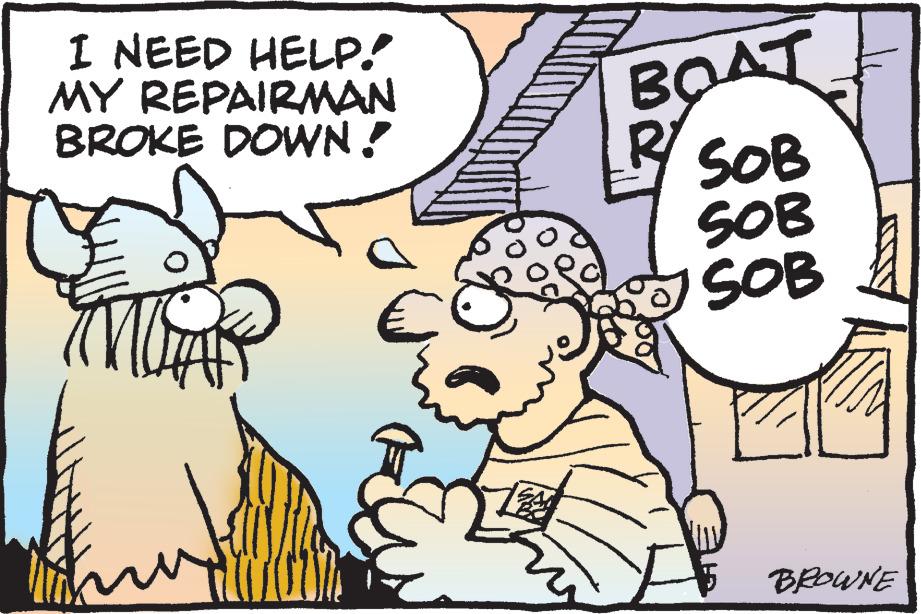 Font OCR: I NEED HELP! MY REPAIRMAN BROKE DOWN! Ol BOAT SOB SOB SOB BROWNE I NEED HELP ! MY REPAIRMAN BROKE DOWN ! Ol BOAT SOB SOB SOB BROWNE